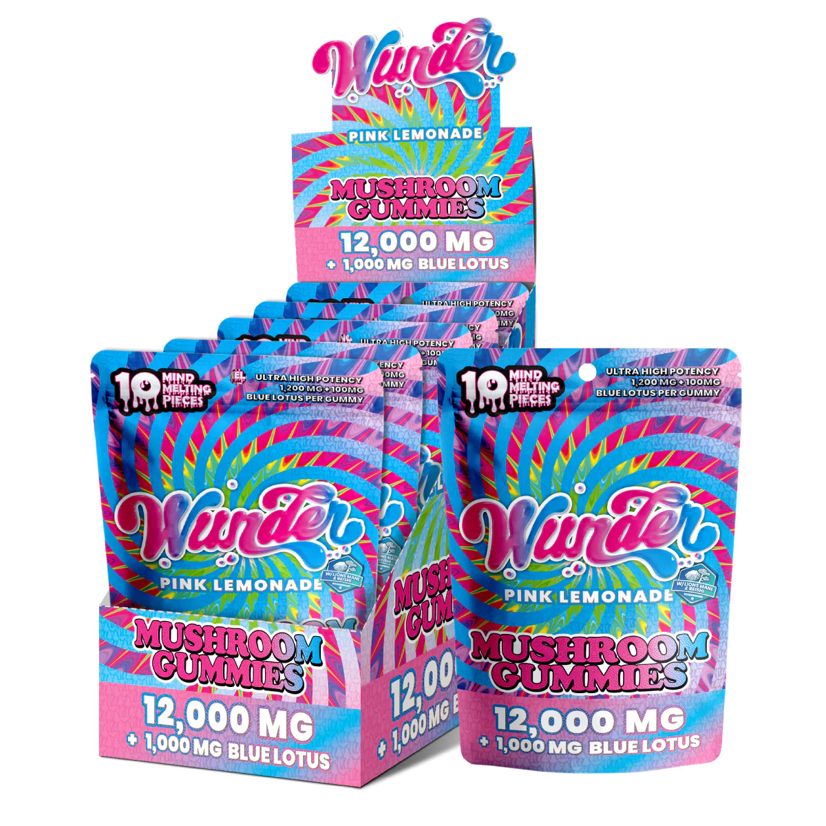 Wunder - High Potency Entheogenic + Blue Lotus | Pink Lemonade