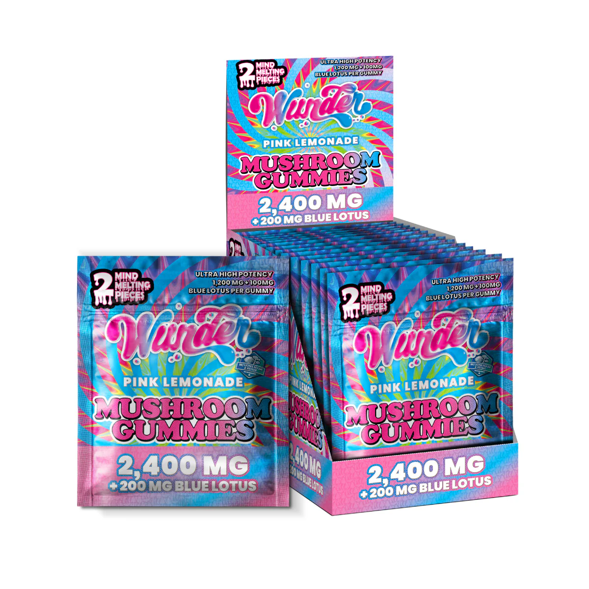 Wunder - High Potency Entheogenic + Blue Lotus | Pink Lemonade