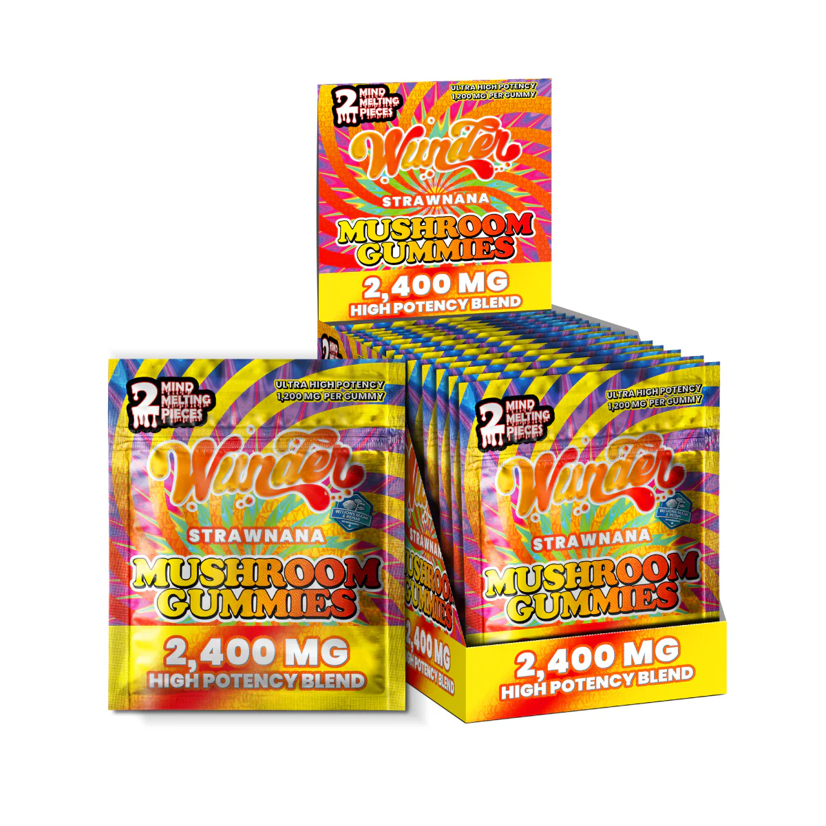 Wunder High Potency Mushroom Gummies